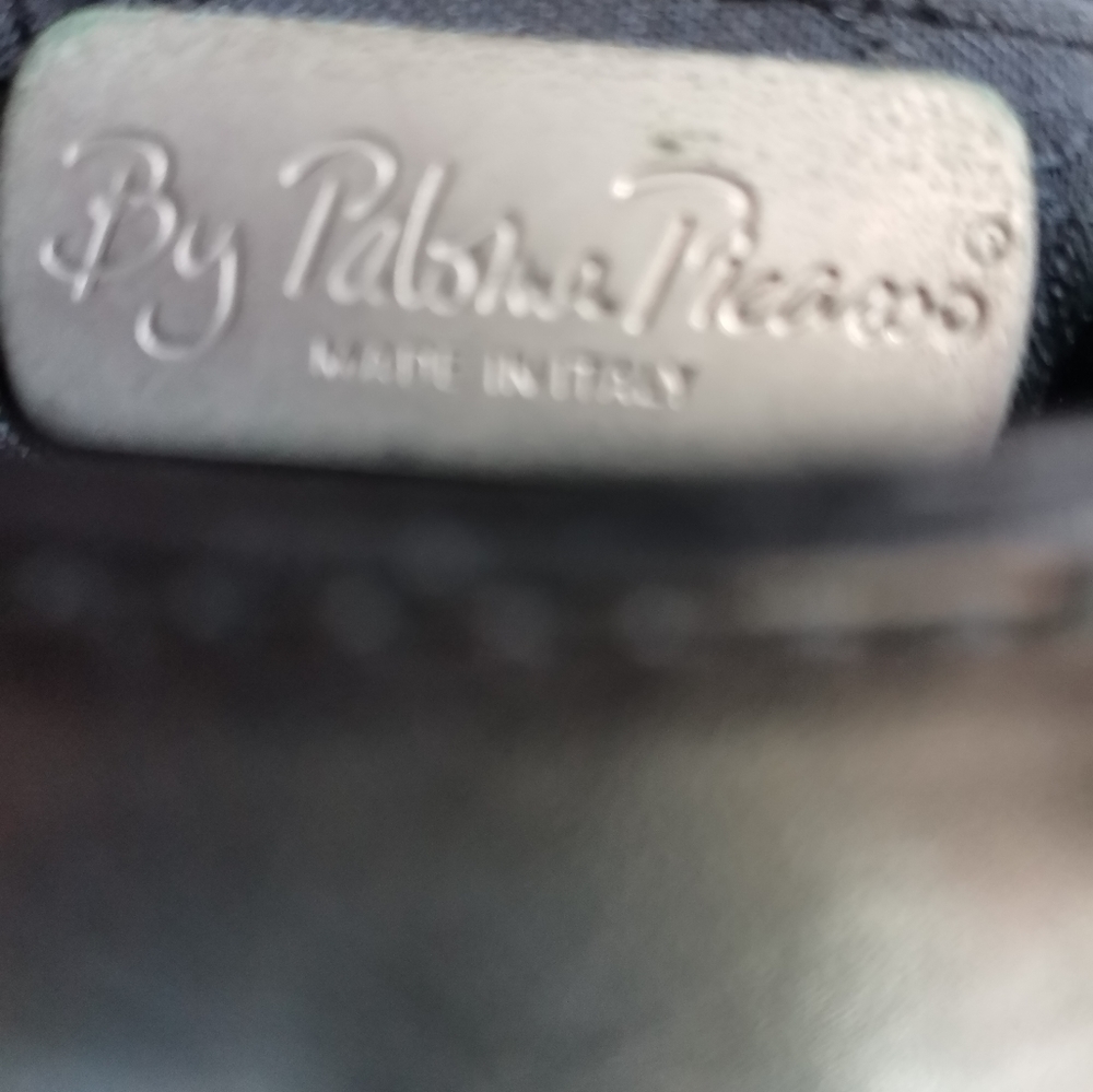 VINTAGE PALOMA PICASSO BLACK LEATHER SHOULDER BAG - Picture 7 of 10